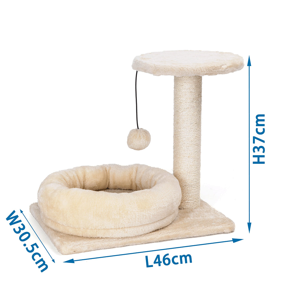 Mini arbre à chat avec lit