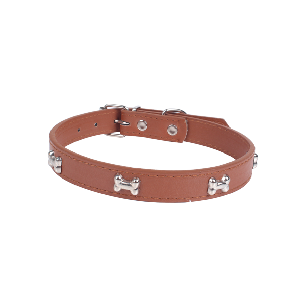 Collier avec os métal