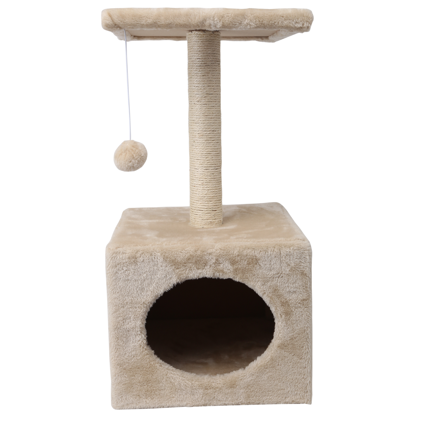 Small cat tree with hiding place