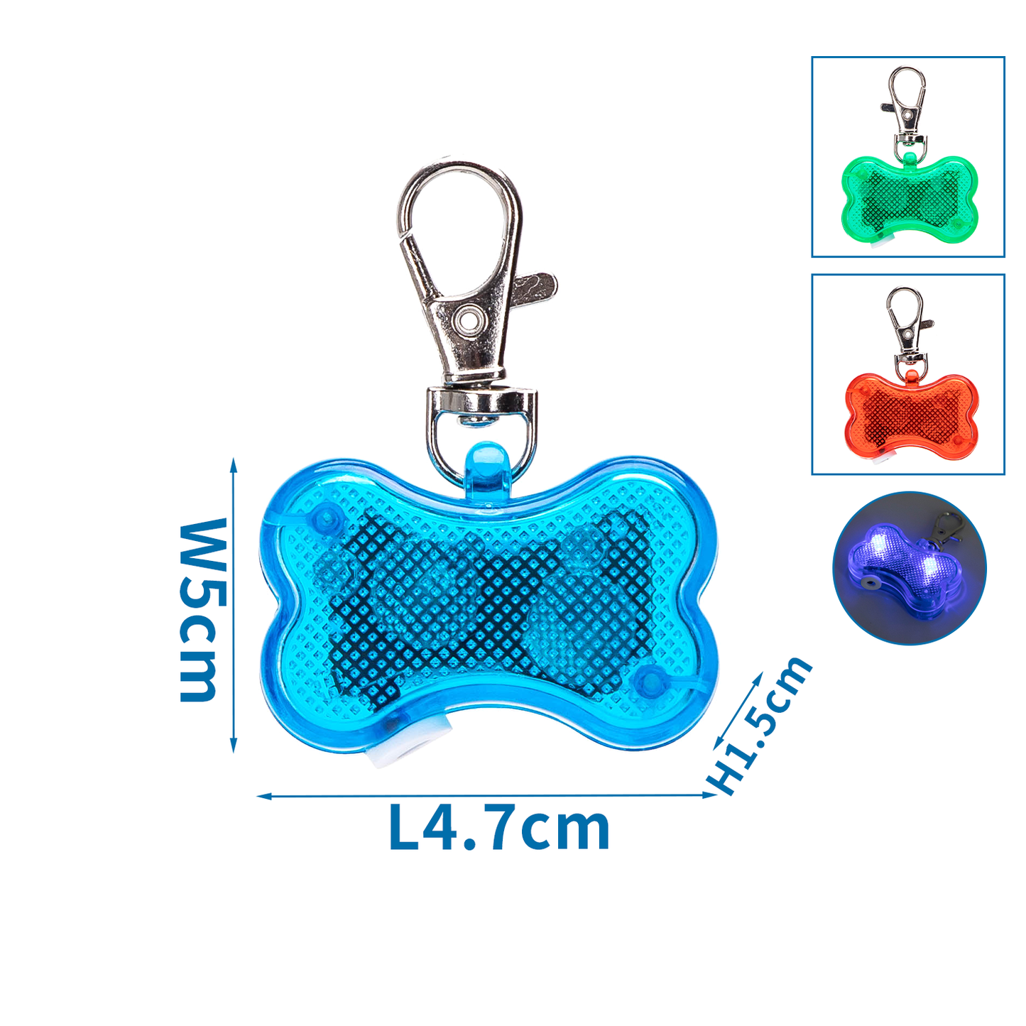 LED bone pendant