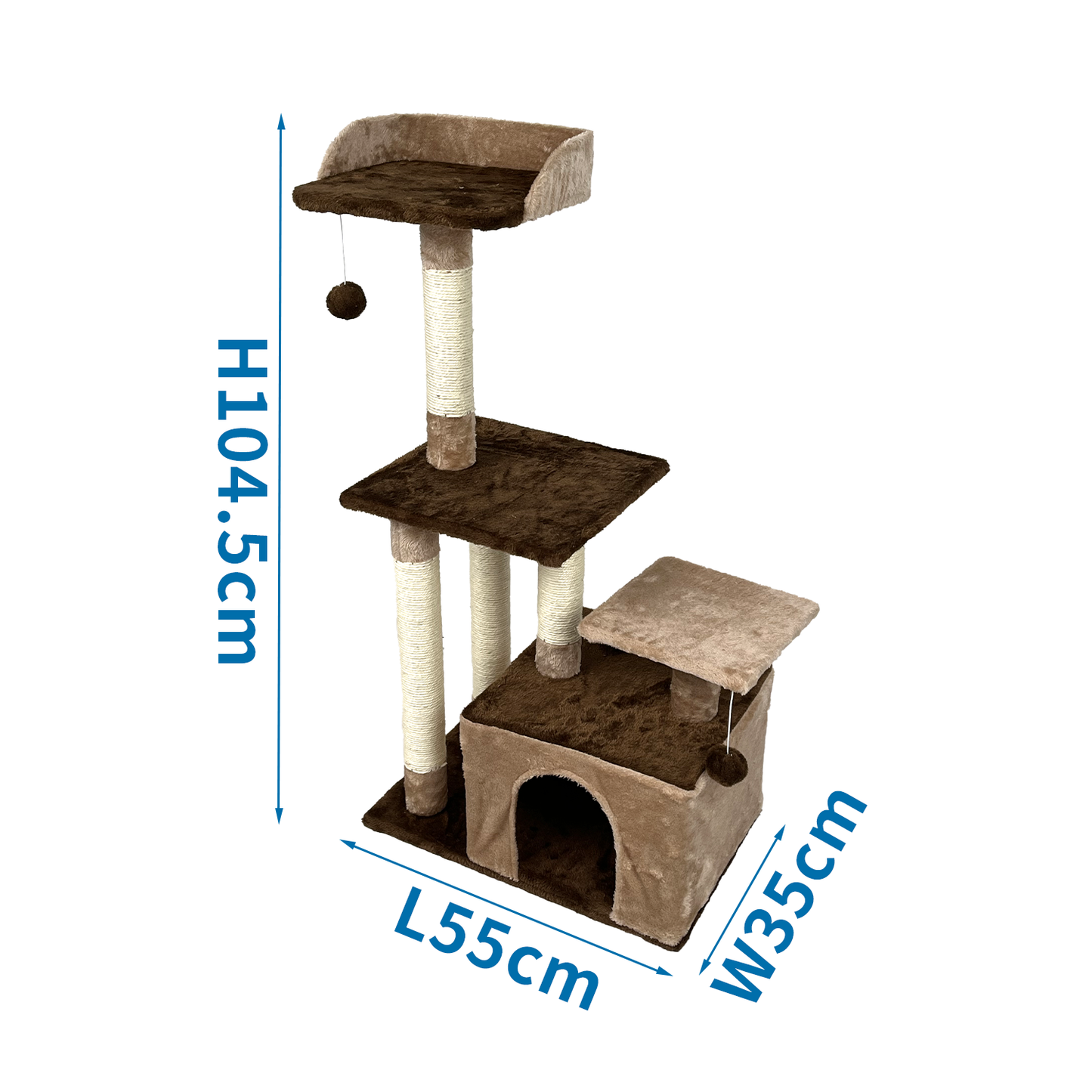3-story cat tree