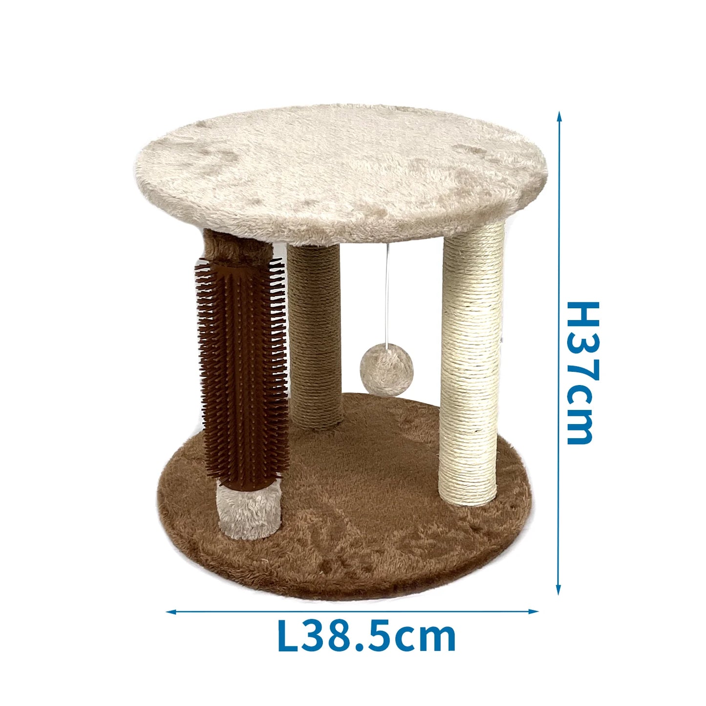 Small round platform cat tree