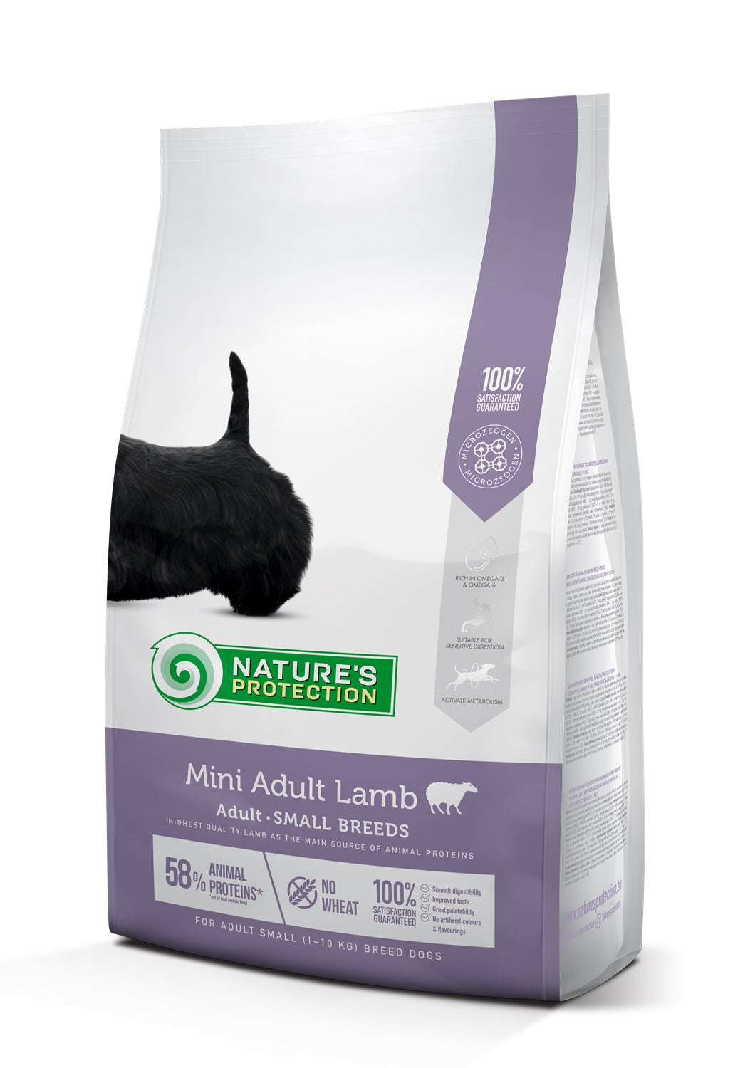 Croquettes Mini Chien Adulte à l'Agneau Nature's Protection – Alimentation Complète pour Petits Chiens (7,5kg)