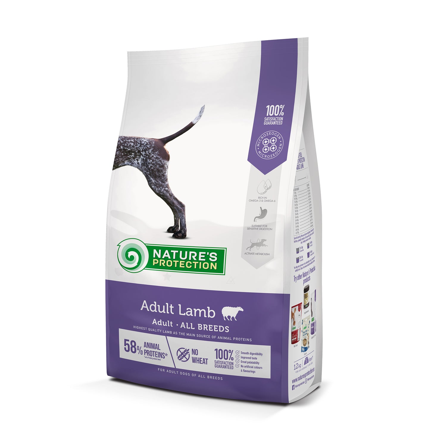 Croquettes à l'Agneau pour Chien Adulte Nature's Protection – Aliment Complet et Hypoallergénique (12kg)