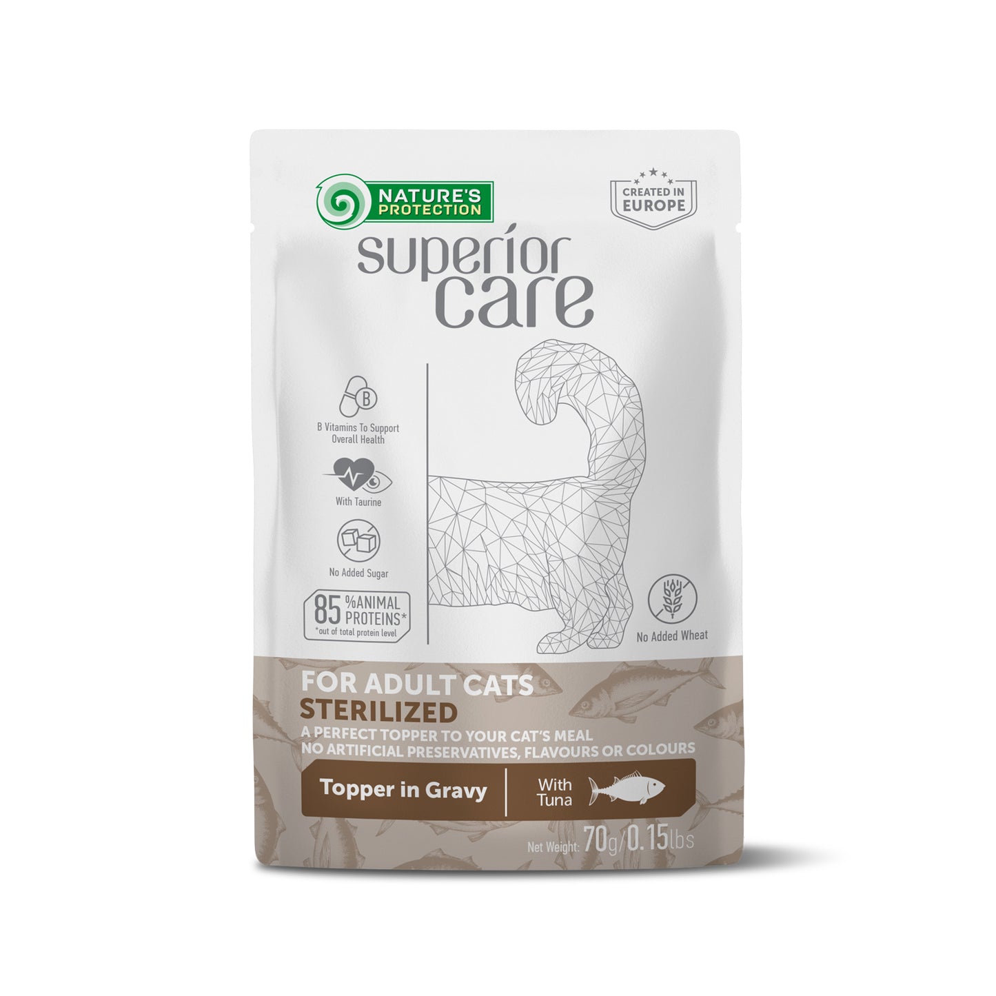 Sachet Pâtée pour Chat Stérilisé Superior Care Nature's Protection (70g)