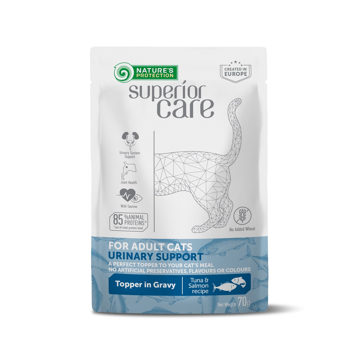 Sachet Pâtée Urinary pour Chat Superior Care Nature's Protection (70g)
